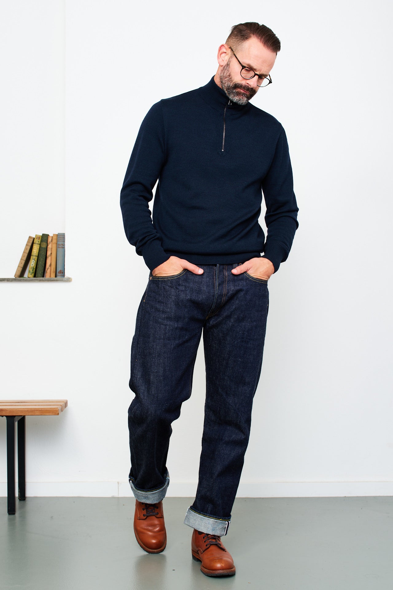 G.R.P. - Half Zip Troyer TEC 1 | oil