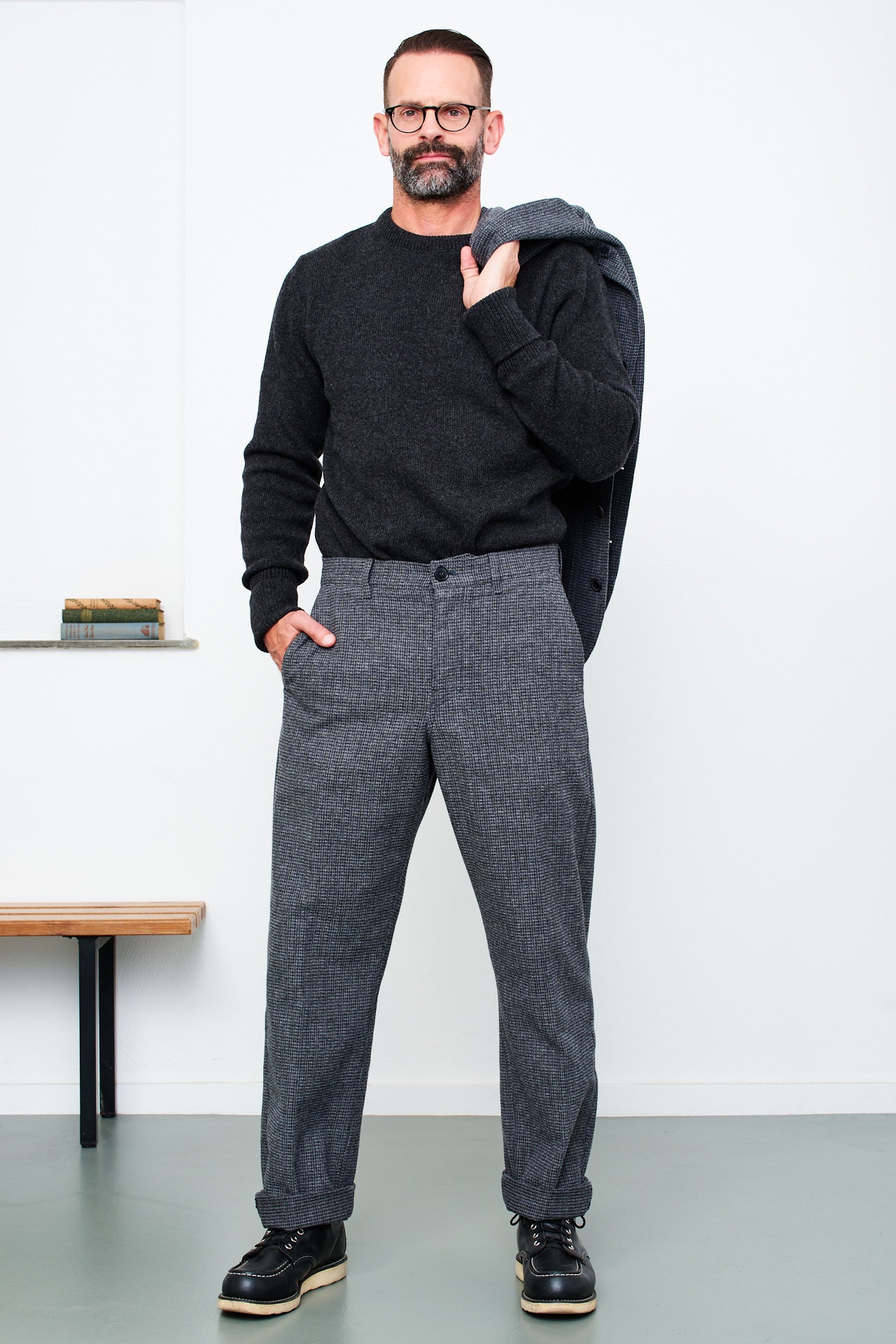 HANSEN - Casual Trousers KEN | broken grey