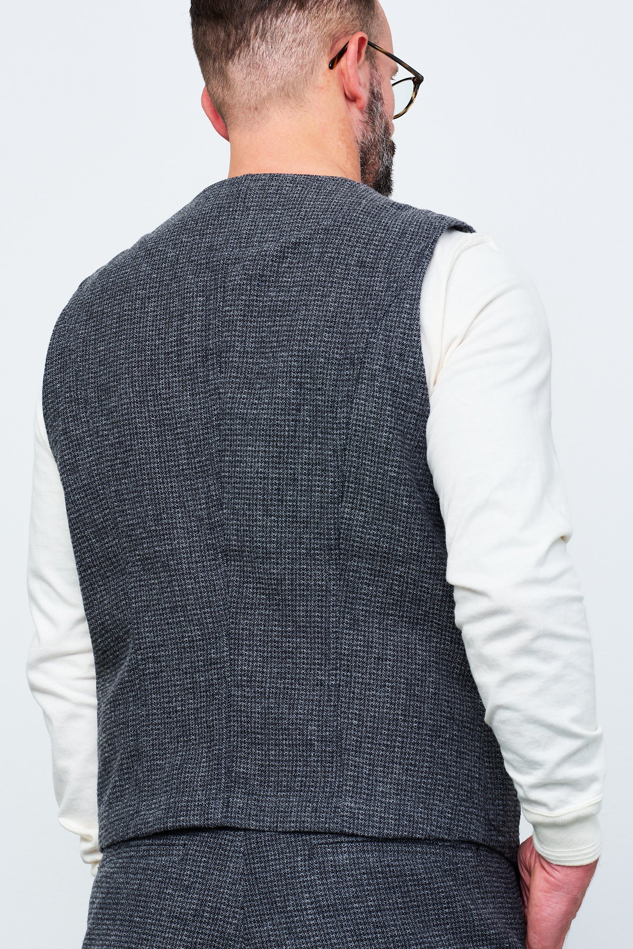 HANSEN - Casual Waistcoat KNUD | broken grey