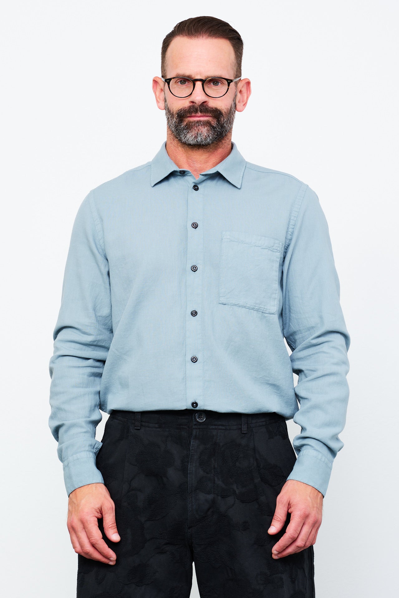 HANSEN - Hemd HENNING | lagoon