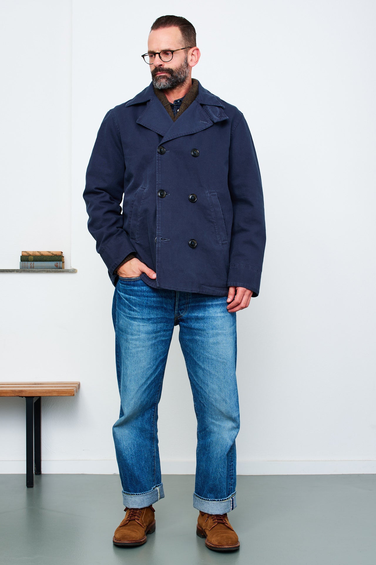 BARACUTA - Jacke CANVAS GD PEACOAT