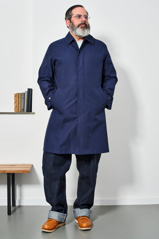 BARACUTA - Mantel Fraser 3L Paul Coat | navy