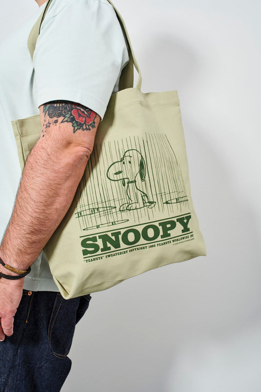 TSPTR - Tote Bag Snoopy FEELS FLOWS | olive