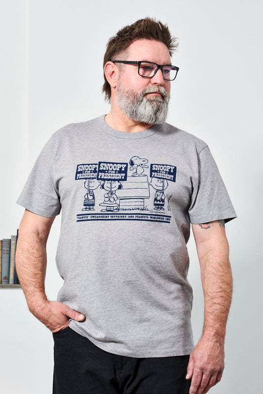 TSPTR - T-Shirt Snoopy PRESIDENT | grey