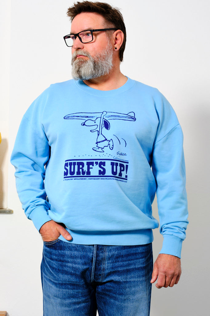 TSPTR - Sweatshirt Snoopy SURF`S UP | sky blue