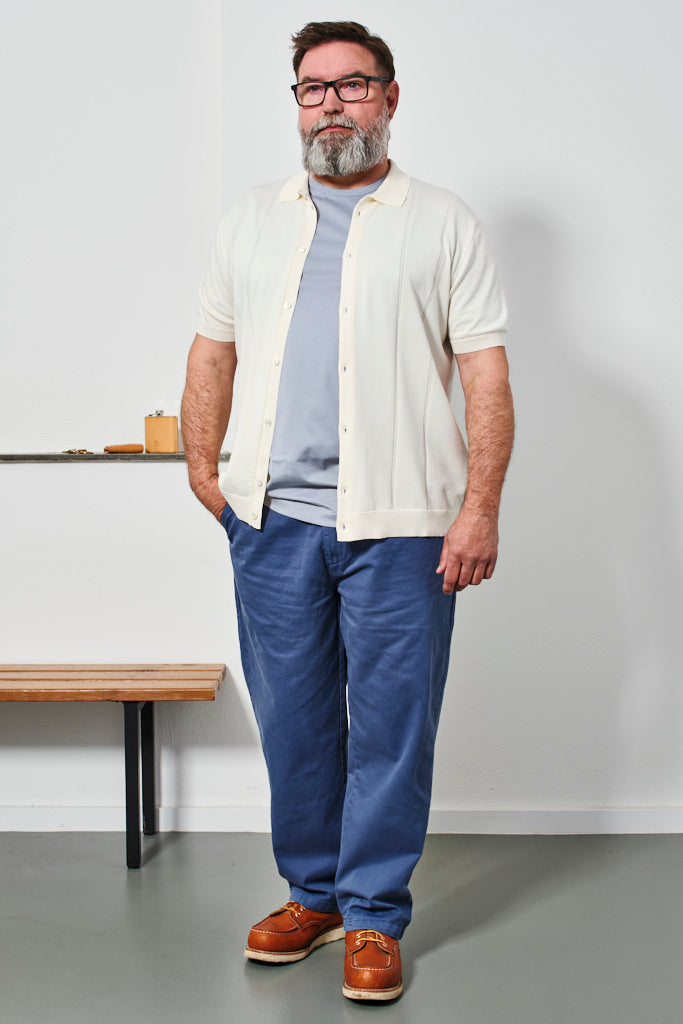 BARACUTA - Knit Polo HORATIO | ivory