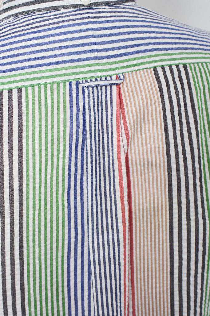 GITMAN - Hemd Multi-Striped SEERSUCKER