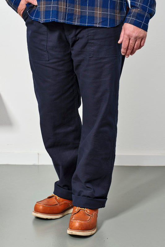 JAPAN BLUE JEANS - Hose Baker Pants French Work Serge | NAVY