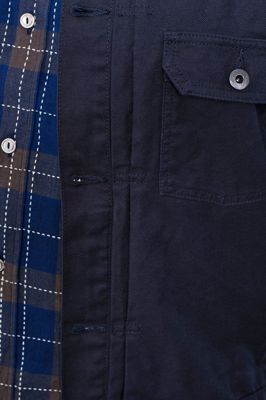 JAPAN BLUE JEANS - Jacke French Work Serge Type II | NAVY