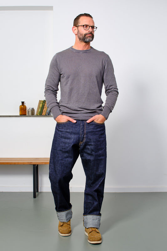G.R.P. - Pullover PL 10 Linen | grey