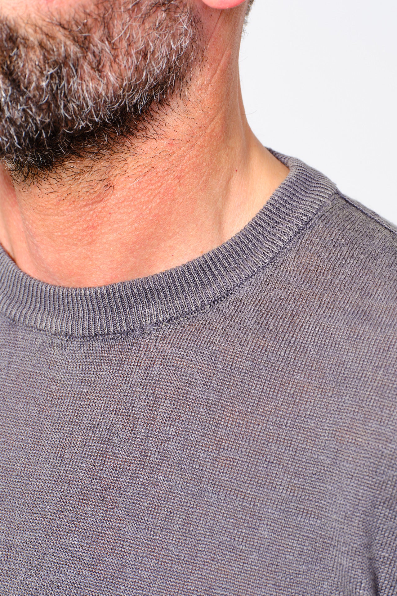 G.R.P. - Pullover PL 10 Linen | grey