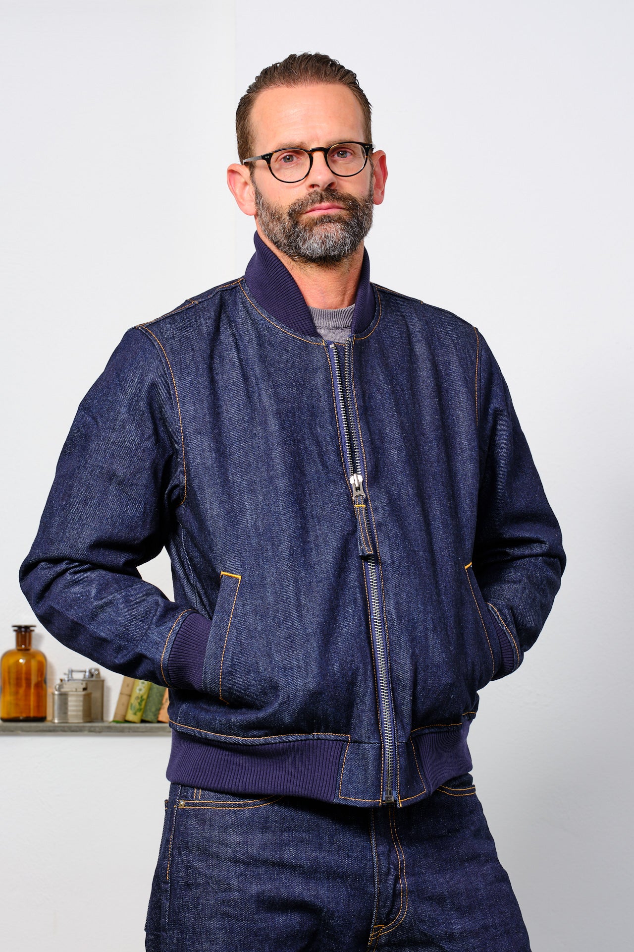 JAPAN BLUE JEANS - 13oz Bomber Jacket | ID