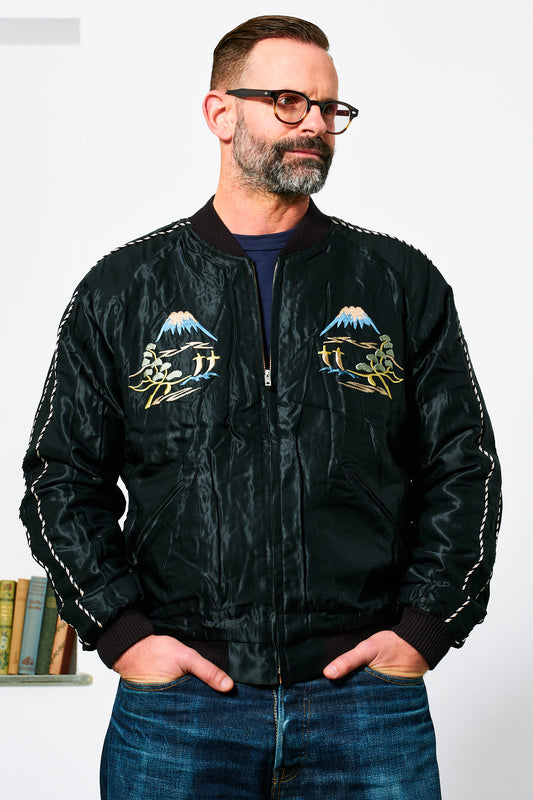 TAILOR TOYO - Souvenir Jacket WHITE TIGER | orange