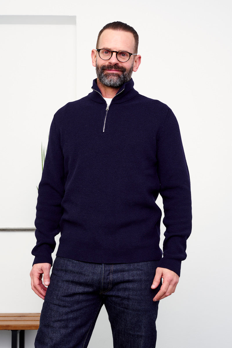 G-R-P Rib Troyer / Anorak / Blue (vorne)