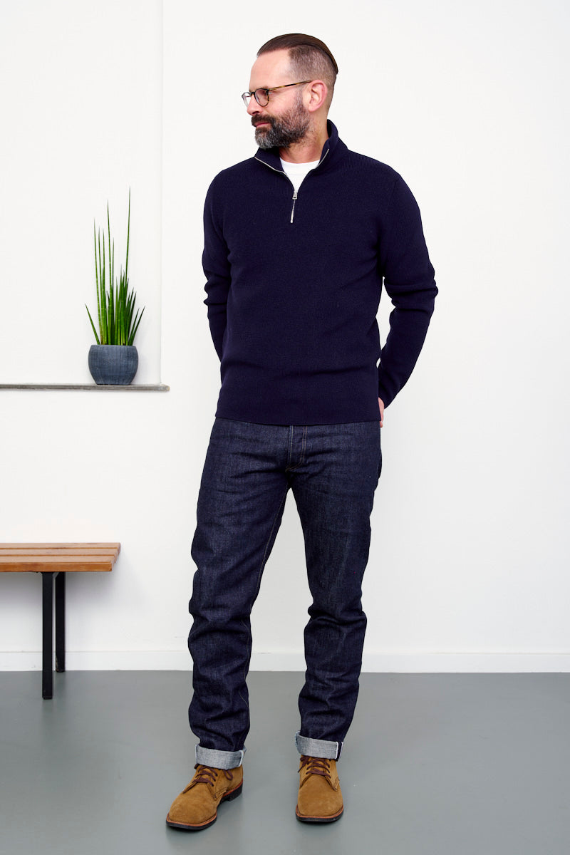 G-R-P Rib Troyer / Anorak / Blue (Style View)