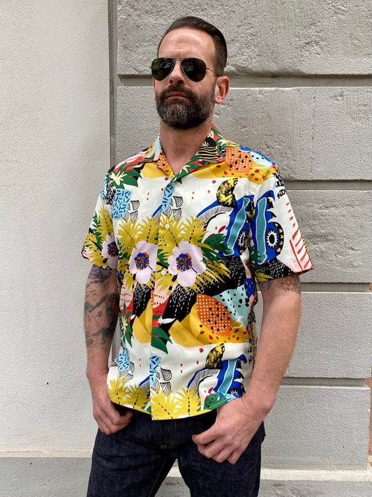 GITMAN - Hemd Disco Oasis | multicolor
