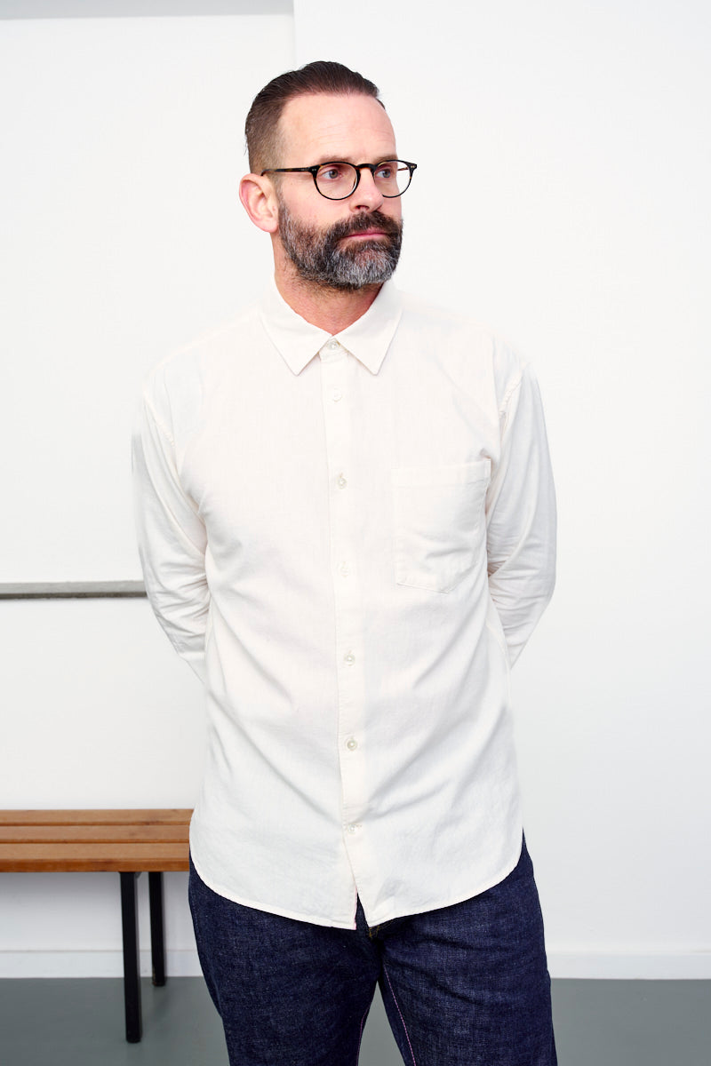 MOMOTARO / Chambray Shirt / natural (vorne)