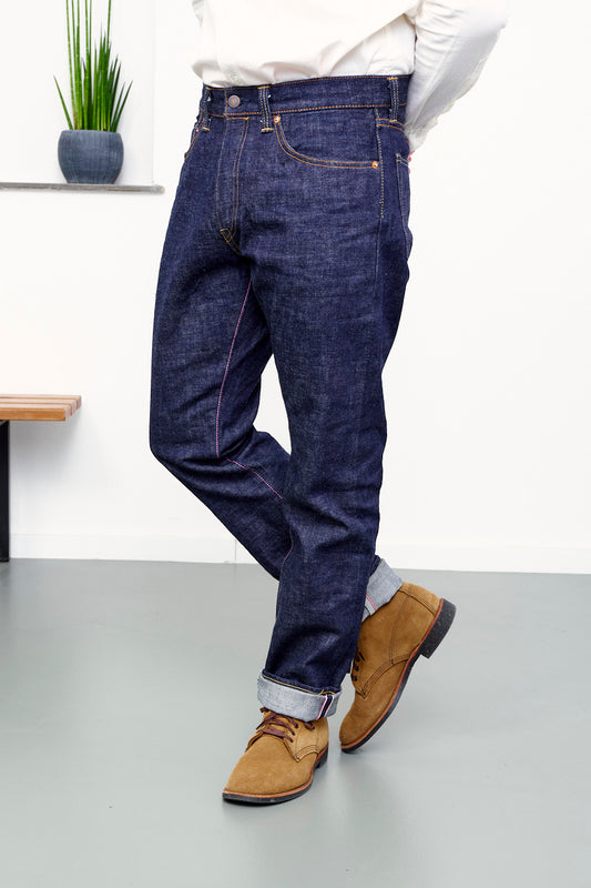 MOMOTARO / Jeans 15,4 oz Legacy Denim / Natural Tapered (vorne)
