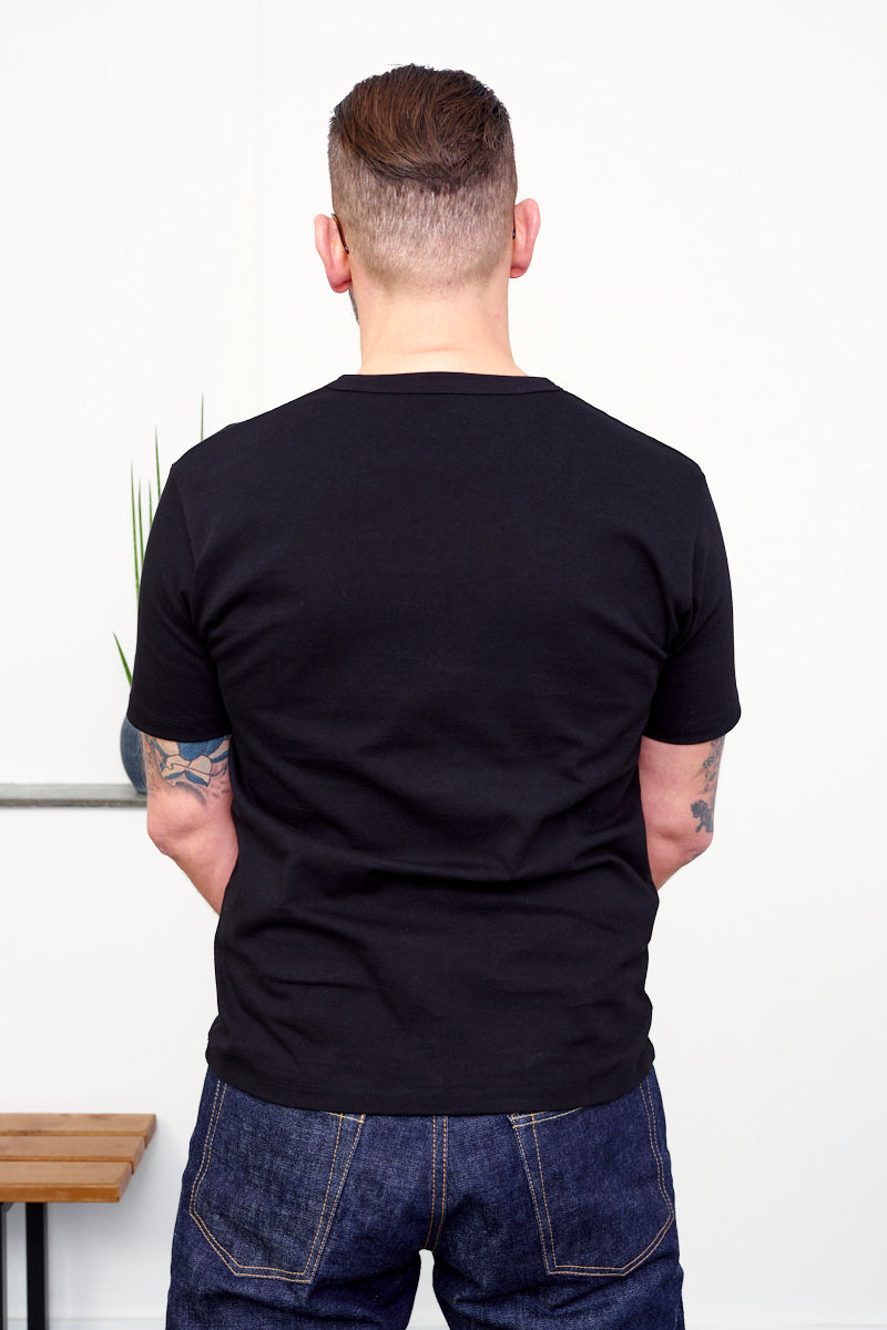 MOMOTARO / T-Shirt GTB DENIM POCKET / black (hinten)