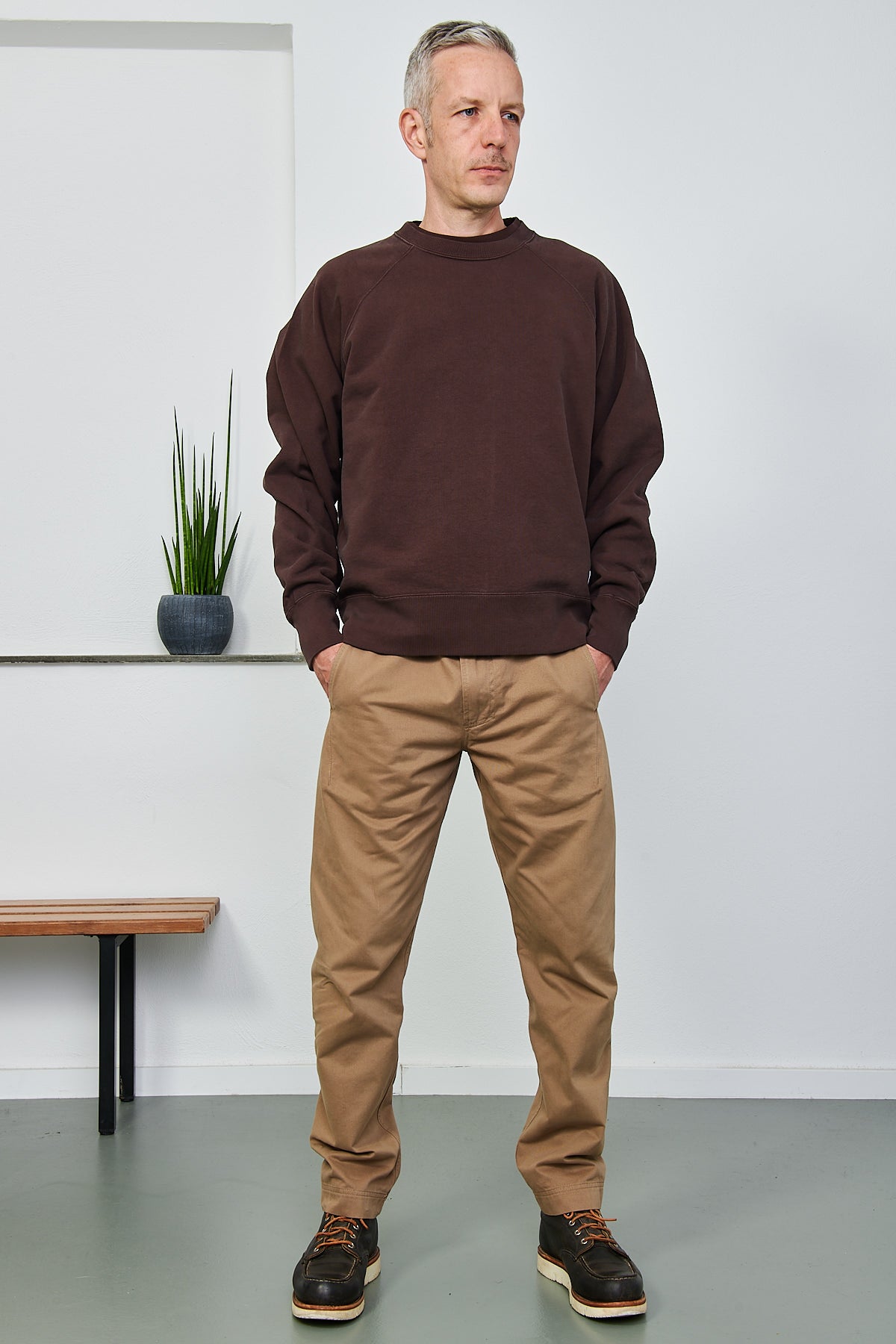 EDWIN - Sweatshirt RAGLAN SLEEVE CREWNECK | mole