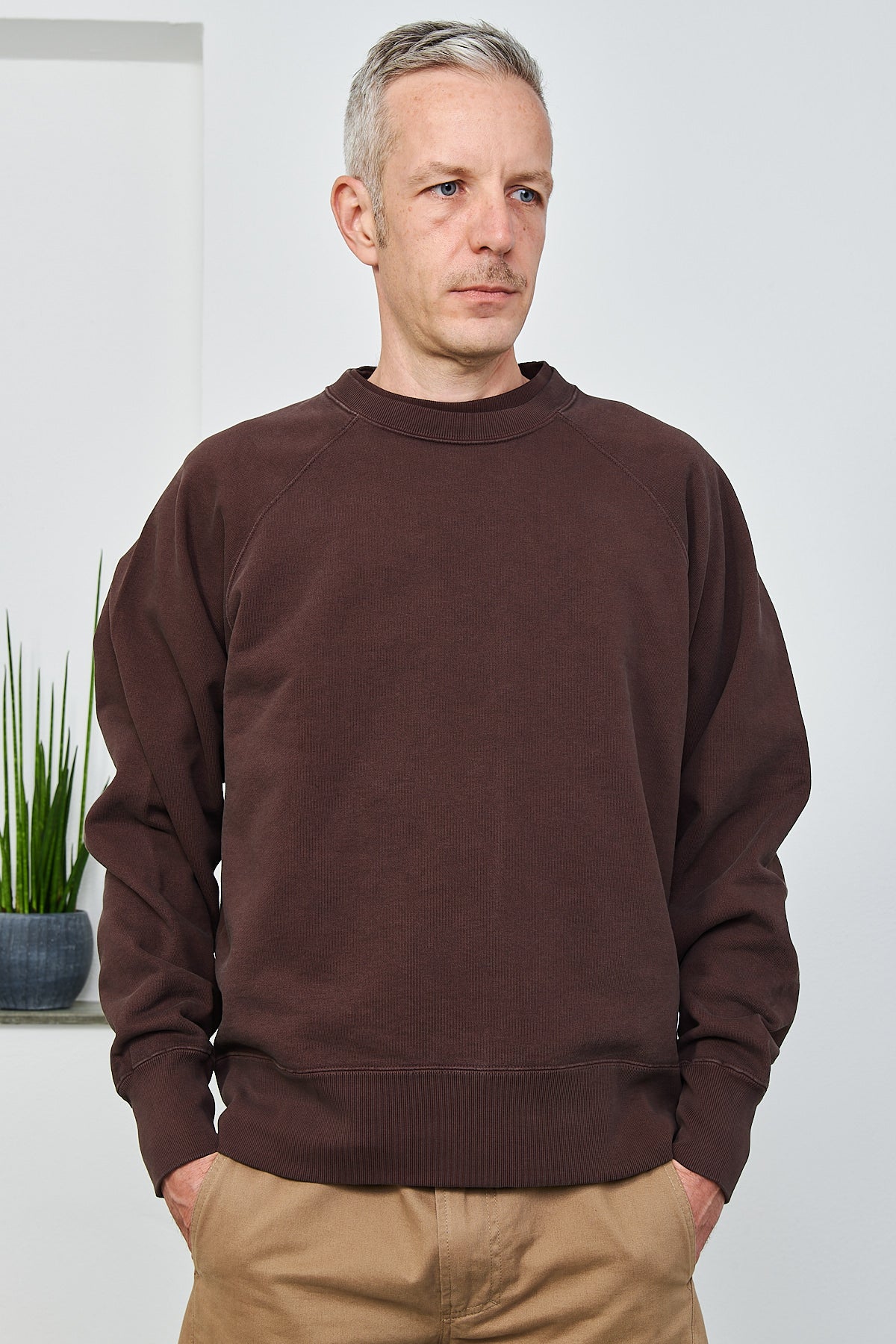 EDWIN - Sweatshirt RAGLAN SLEEVE CREWNECK | mole