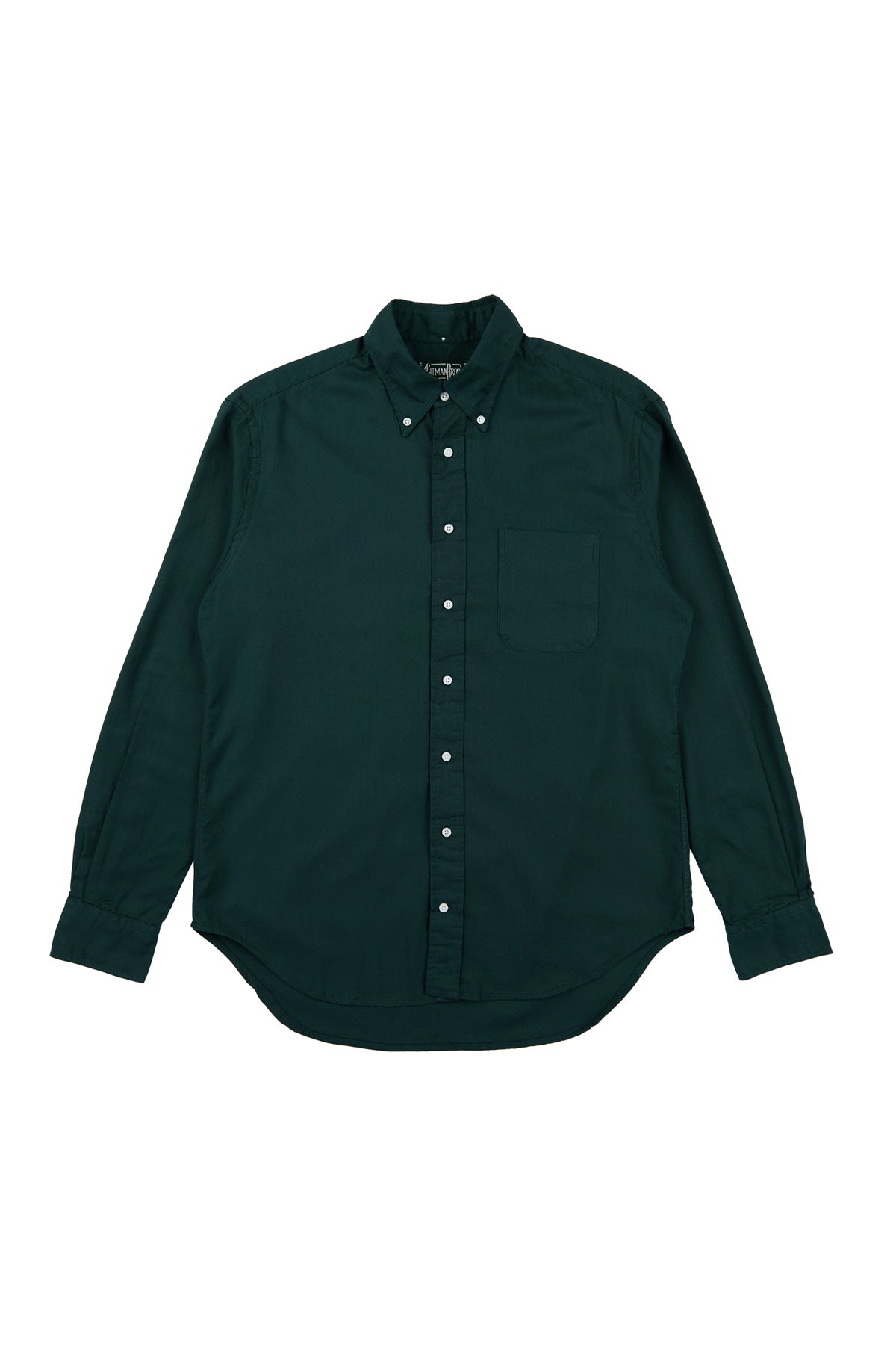 GITMAN - Hemd GREEN HOPSACK | Button-Down | green
