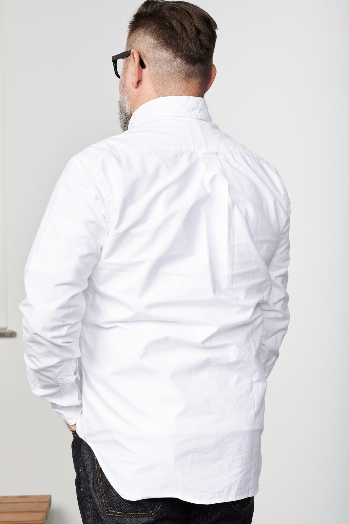 GITMAN - Hemd Classic Oxford | Button-Down | white