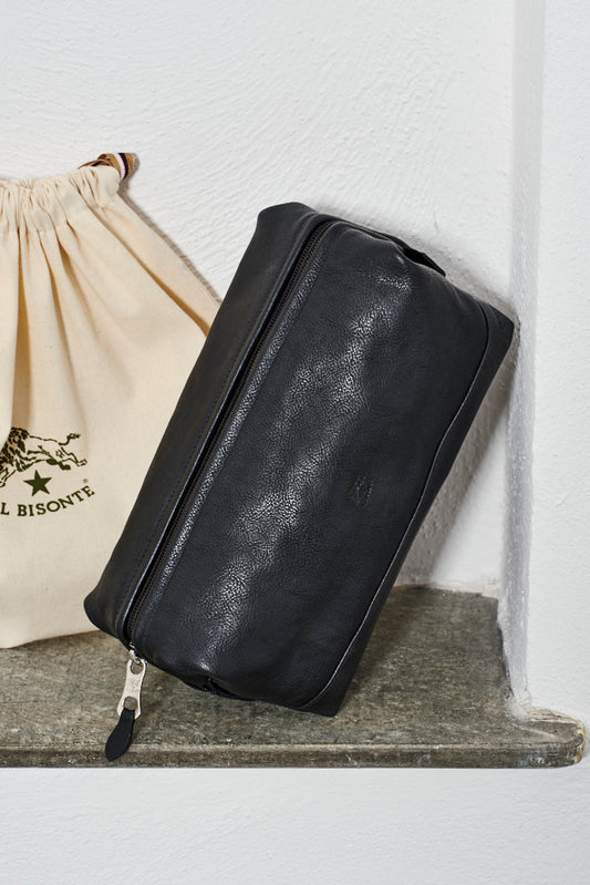 IL BISONTE - Beauty CASE CLASSIC | black