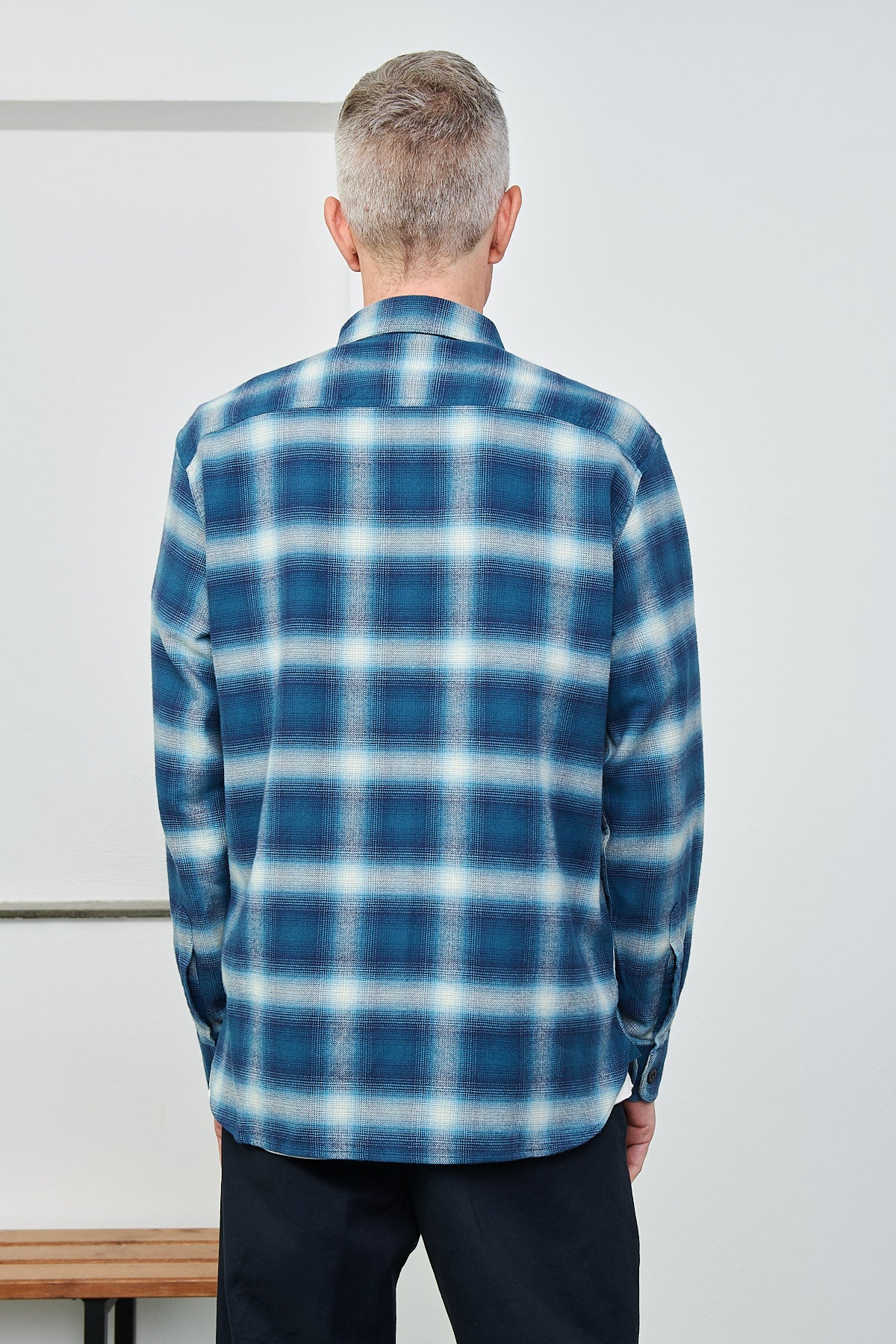 PENDLETON - Hemd Burnside Shirt | navy blue grey plaid