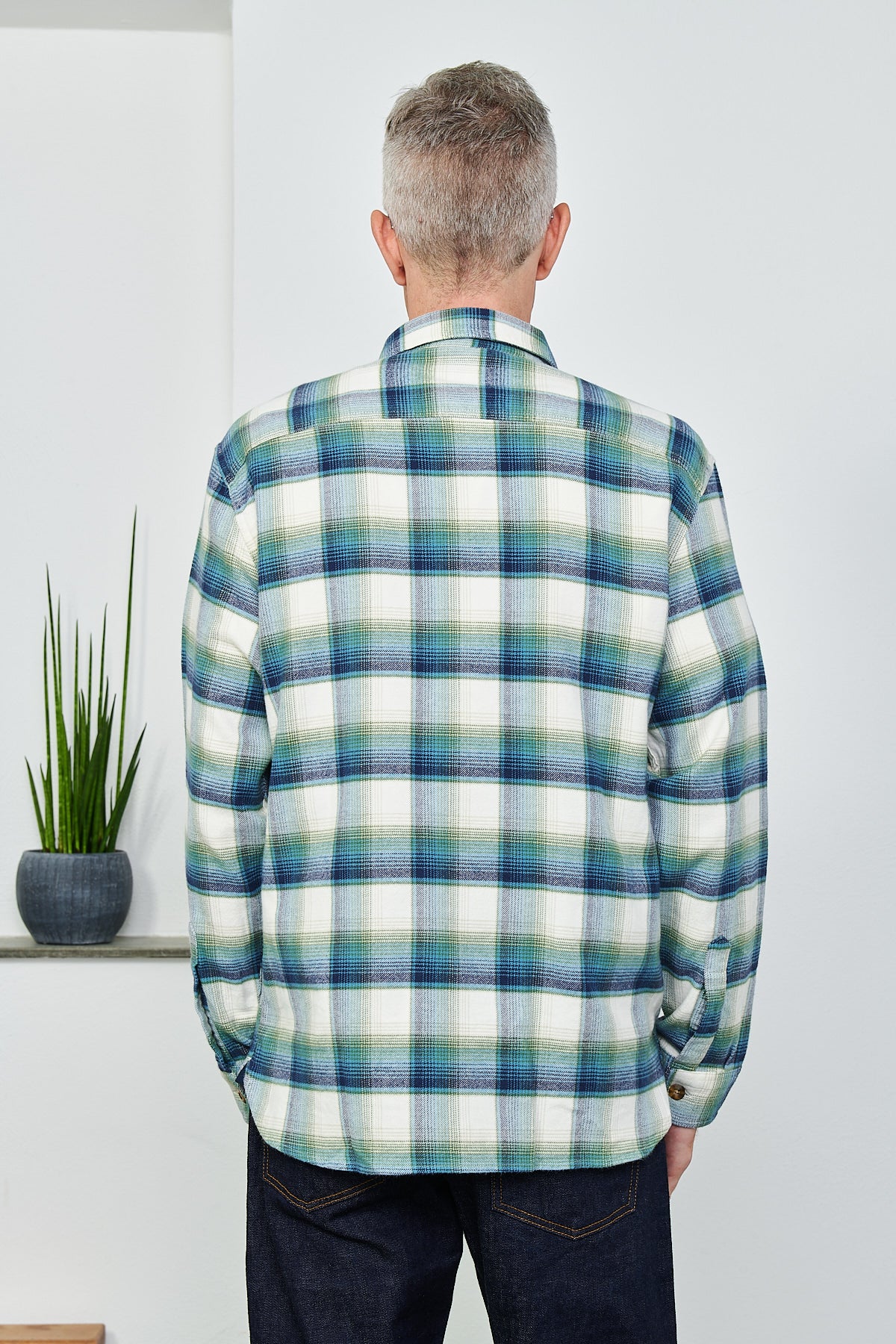 PENDLETON -  Hemd Burnside Shirt | cream green blue plaid